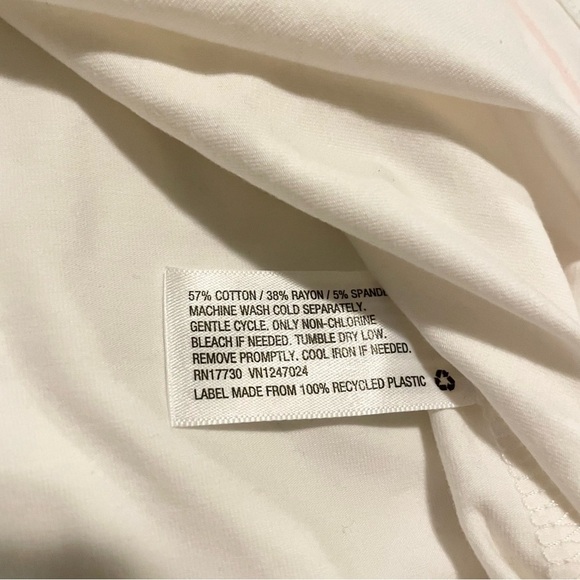 HUNTER for Target Contrast Trim White Orange Tank Top Shirt Women's Size XL - Picture 10 of 16